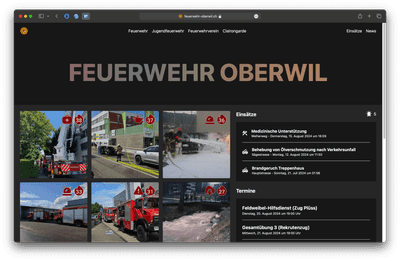 Image of the project "https://feuerwehr-oberwil.ch"